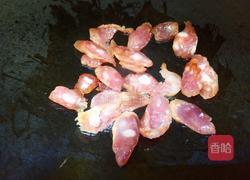 腊肠菜炒饭的做法图解5
