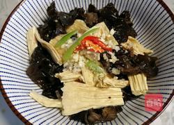 #河北菜#木耳拌腐竹的做法图解7