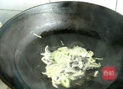 肉炒莴苣片的做法图解3