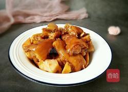 莲藕红焖猪手的做法图解11