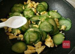黄瓜炒蛋的做法图解5