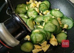 黄瓜炒蛋的做法图解6