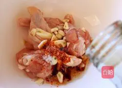 Illustration of garlic roasted wing root 7