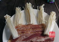 #河北#金针菇培根卷的做法图解3