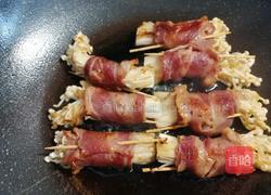 ＃河北＃金针菇培根卷的做法图解8