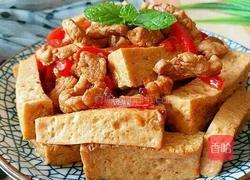 千豆腐炒肉的做法图解8