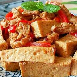 千豆腐炒肉的做法[图]