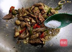 孜然炒鸡心的做法图解6