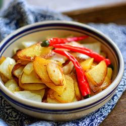 孜然洋葱土豆片的做法[图]