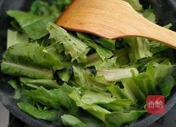豆豉油麦菜的做法图解4