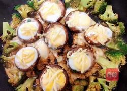 香菇蛋挞（香菇芝士鹌鹑蛋）的做法图解8