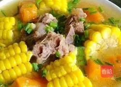 Illustration of how to make sweet corn braised pork ribs 4