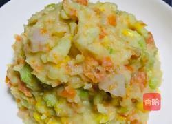 奶香虾仁土豆泥沙拉的做法图解4