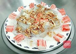 蒜蓉粉丝蟹柳蒸虾的做法图解6