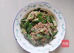 秋葵炒肉的做法图解4