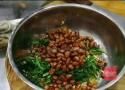 油炸花生米凉拌小菠菜的做法图解4