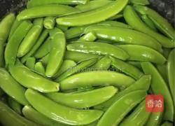 甜豆炒牛肉丸的做法图解2