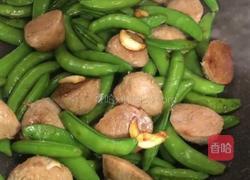 甜豆炒牛肉丸的做法图解5