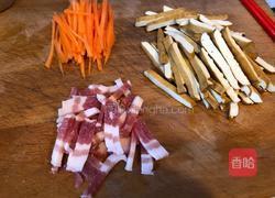 白菜炒香干的做法图解2