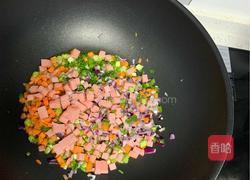 酱油炒饭的做法图解4