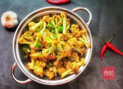 孜然干锅花菜的做法图解11
