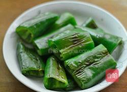 生煎虎皮辣椒的做法图解5