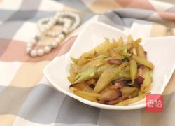 粤式－莴笋炒腊肉的做法图解6