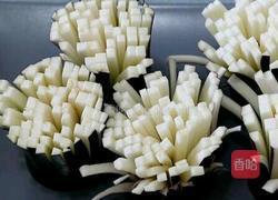 番茄酱菊花茄子的做法图解3