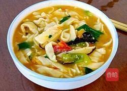 手工炝锅面的做法图解8