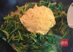 菠菜炒蛋的做法图解6