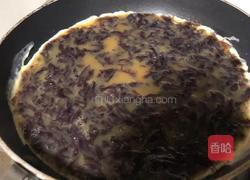 快手紫菜煎蛋的做法图解3