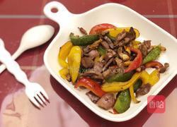 彩椒炒鸡杂的做法图解9