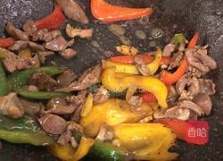 彩椒炒鸡杂的做法图解8