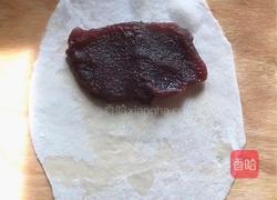 香煎中式豆沙春卷的做法图解3