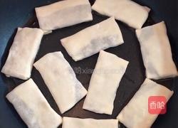 香煎中式豆沙春卷的做法图解7