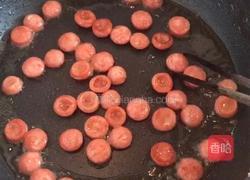 香煎蛋包烤肠的做法图解3