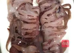 Illustration of how to make fresh squid steamed with garlic 1