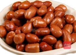 菠菜拌花生的做法图解4