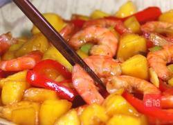 泰式香芒甜辣虾的做法图解8