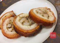 脆皮猪肉卷Roasted crispy pork belly的做法图解17