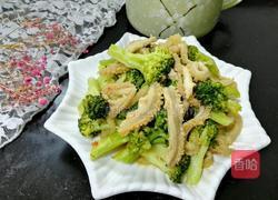 西兰花炒牛肚的做法图解8