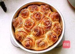 Rose Flower Bread Recipe Illustration 17