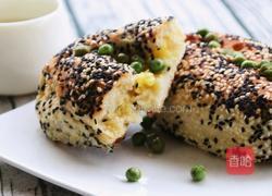 菠萝馅芝麻软欧的做法图解18