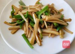 耗油杏鲍菇炒尖椒 肉嘟嘟比肉还好吃的做法图解7