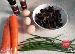 木耳胡萝卜馅的做法图解2