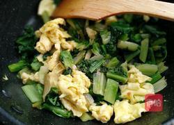 油麦菜炒鸡蛋的做法图解8