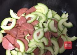 角瓜炒火腿的做法图解6