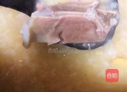 婴儿辅食之玉米糁排骨粥的做法图解6