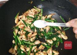 韭菜炒河虾的做法图解11