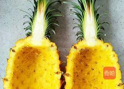 腊肠菠萝炒饭的做法图解2